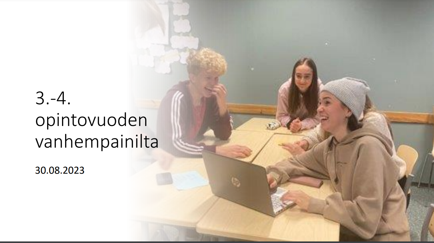 Abien vanhemapainillan 30.8. materiaali