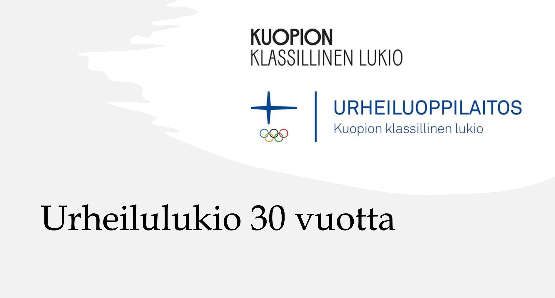 Hyvää Klassikan päivää – urheilulukio 30 vuotta!